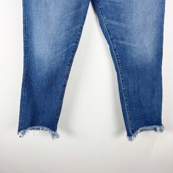 Abercrombie & Fitch Simone High Rise Ankle Distressed Jeans Size 31/12r - Picture 4 of 16